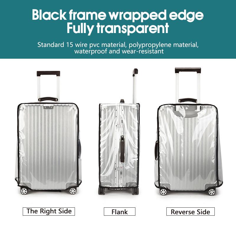 Luggage Protective Cover Transparent - Housse de valise transparente imperméable et