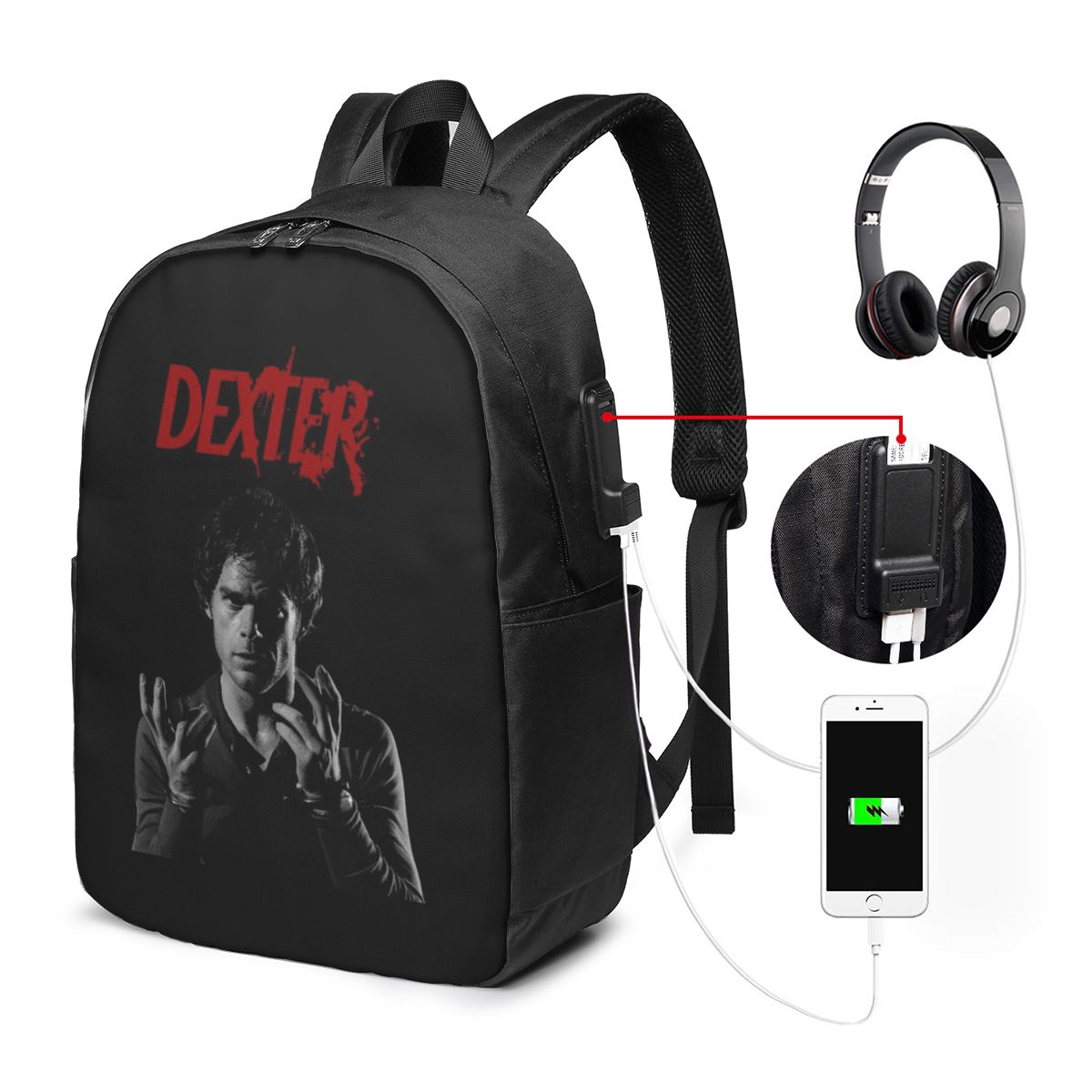 Travel Bags - Sac à dos Dexter Morgan pour