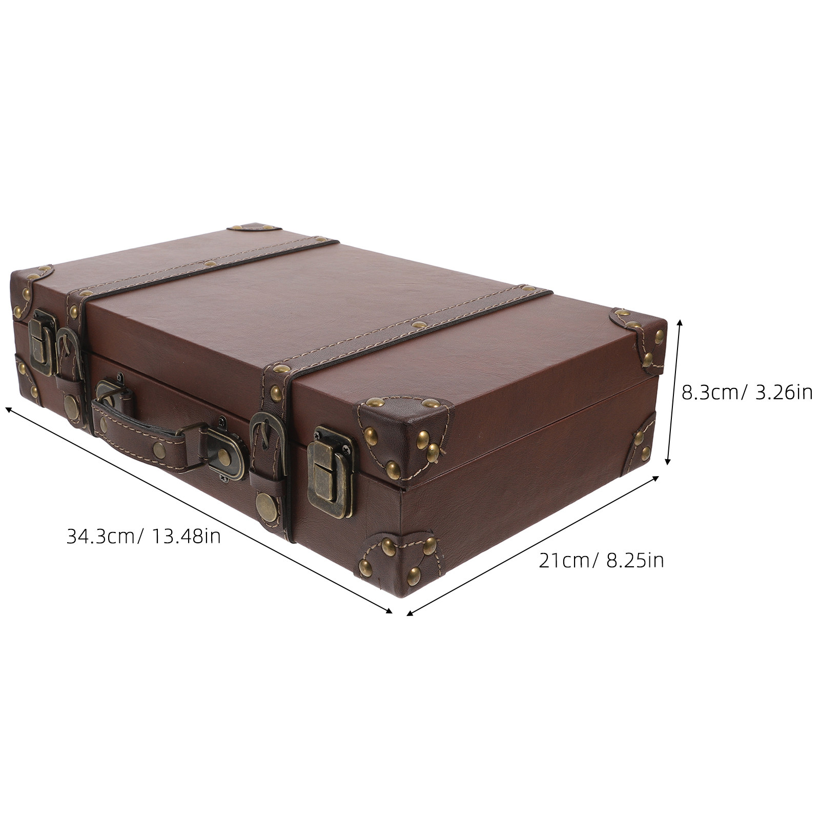 Valise vintage rétro, coffre,  - Retro Vintage Trunk Suitcase avis et prix