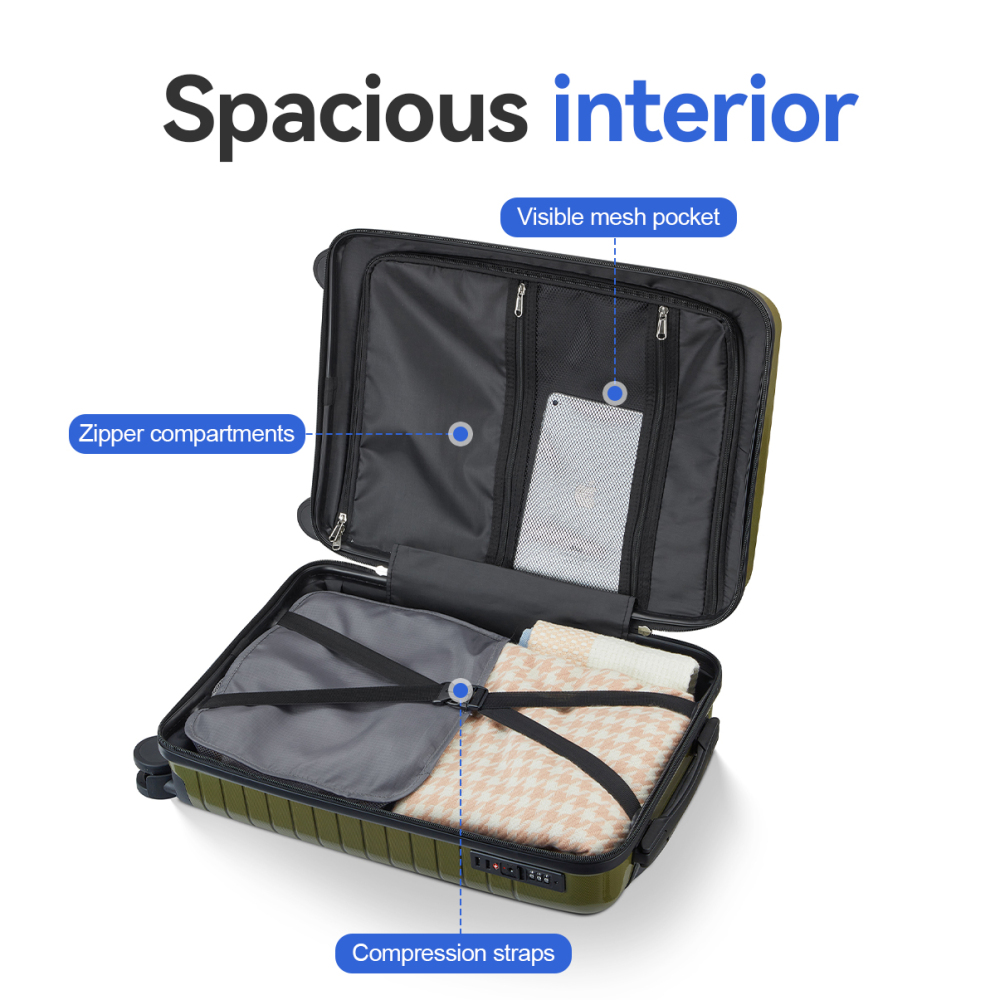 Ensemble de 5 valises rigides  - Foldable Rolling Luggage Bag avis et prix