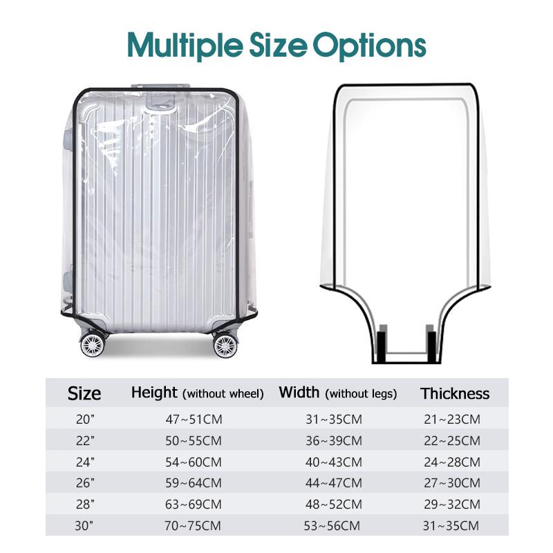 Housse de protection transpare - Waterproof Suitcase Cover Protector avis et prix
